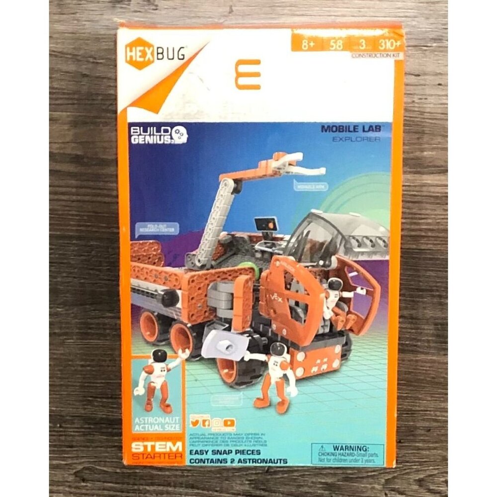 HEXBUG VEX Explorers Mobile Lab Stem Building Set New in Box